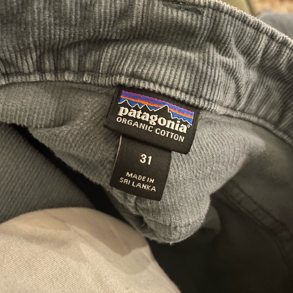 Patagonia Fitted Corduroy Blue Gray Size 31 See Note - Picture 7 of 10